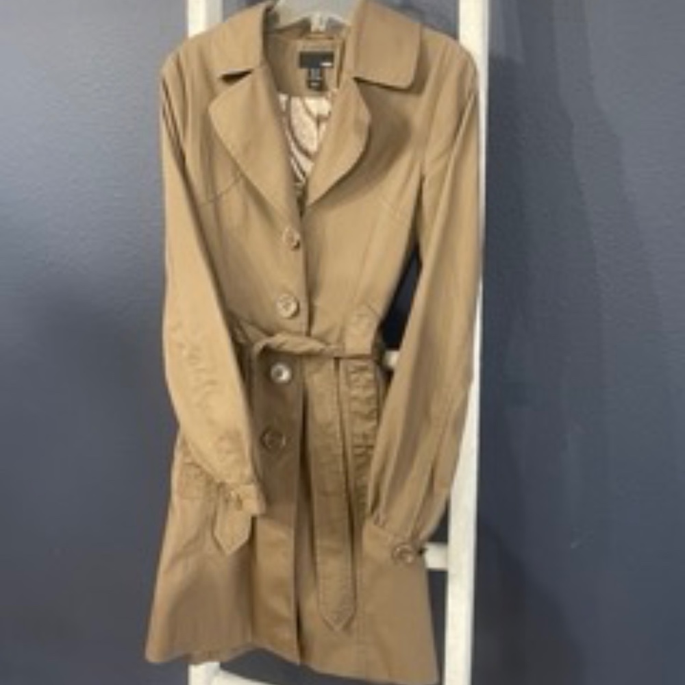 Light brown H&M trench coat - size 4